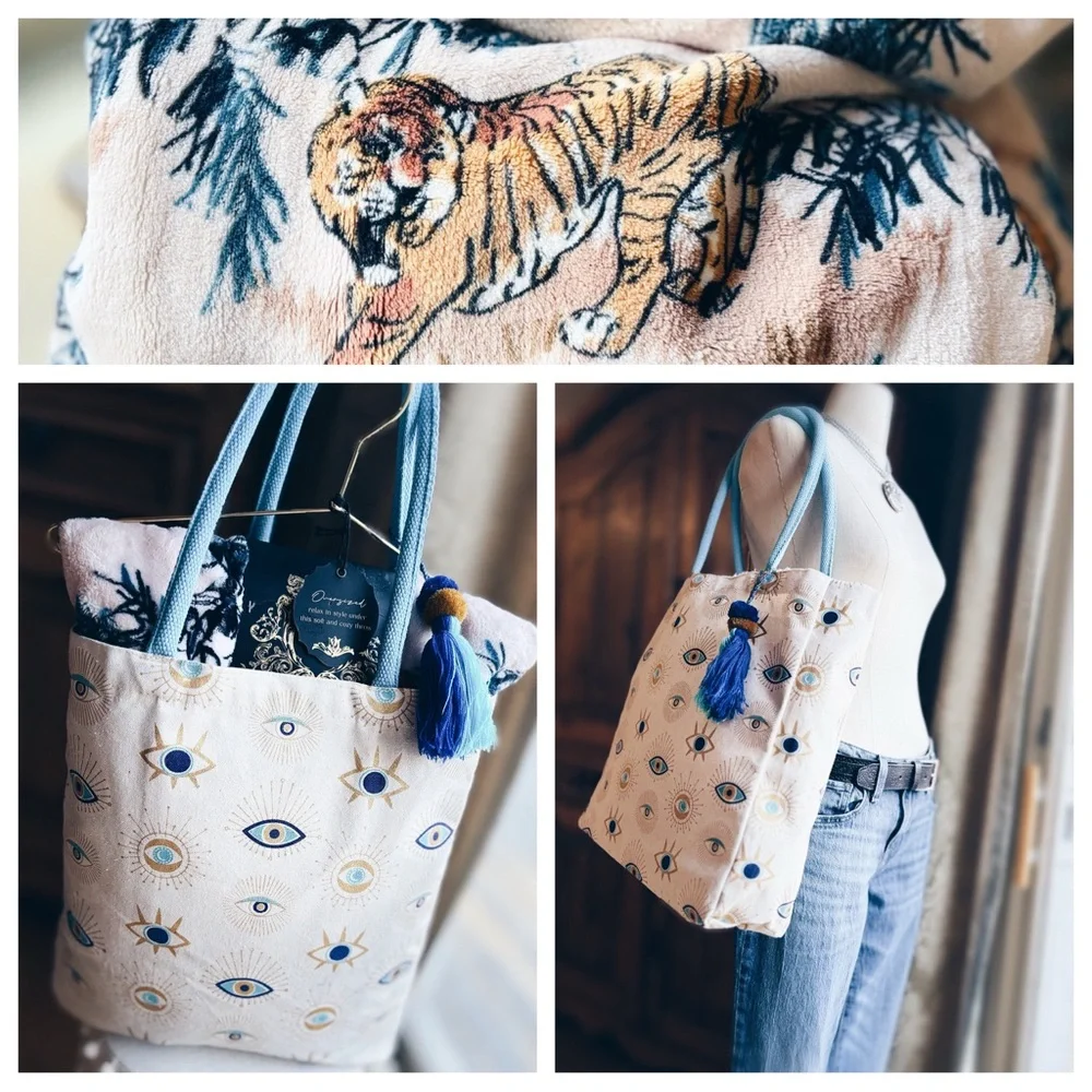 Blanket and Tote  Two Piece